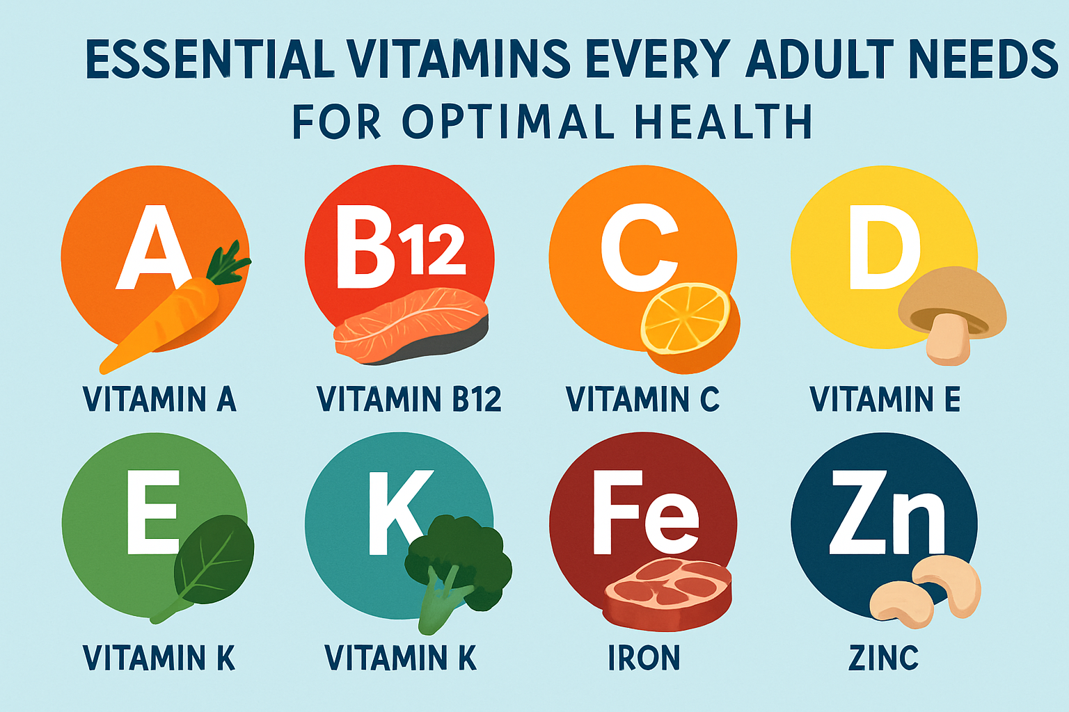 Essential Vitamins Every Adult Needs for Optimal Health