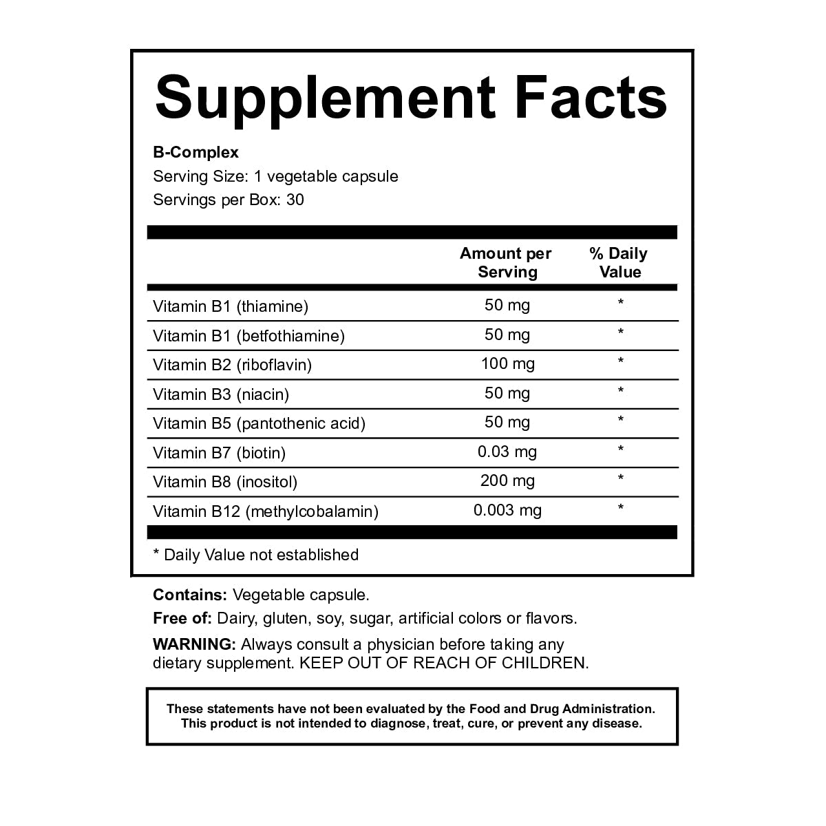 B - Complex - Healthbox