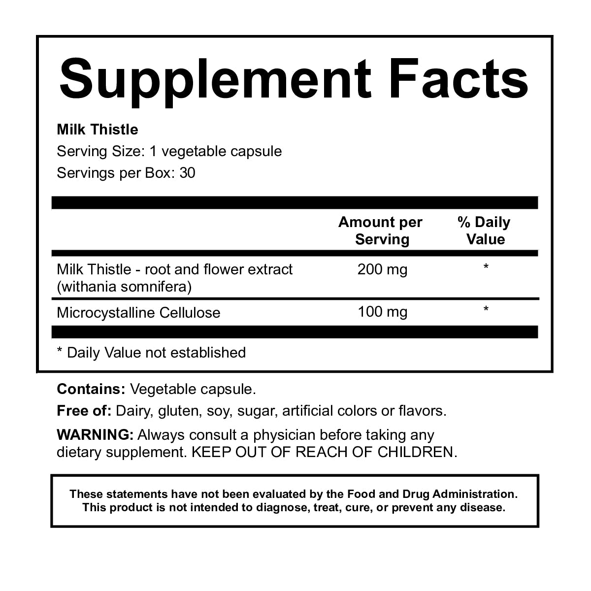 Milk Thistle - Healthbox