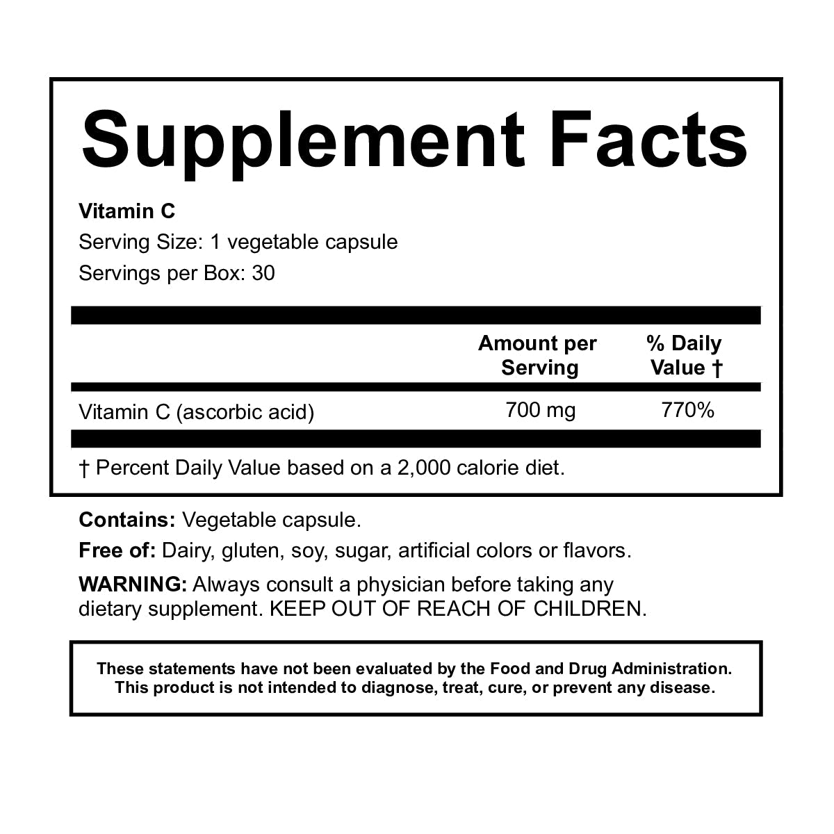 Vitamin C - Healthbox