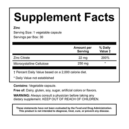 Zinc - Healthbox
